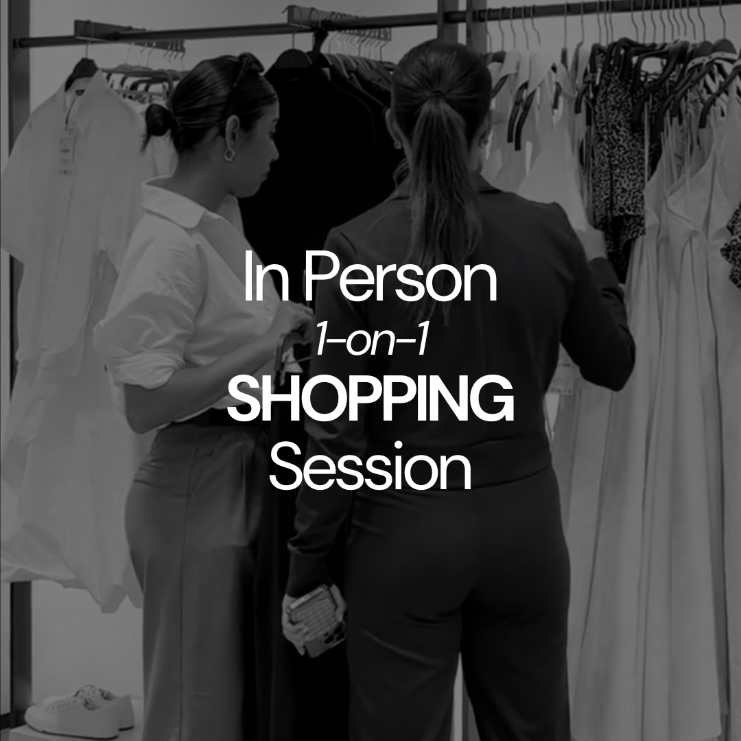 Sesión de compras individual en persona